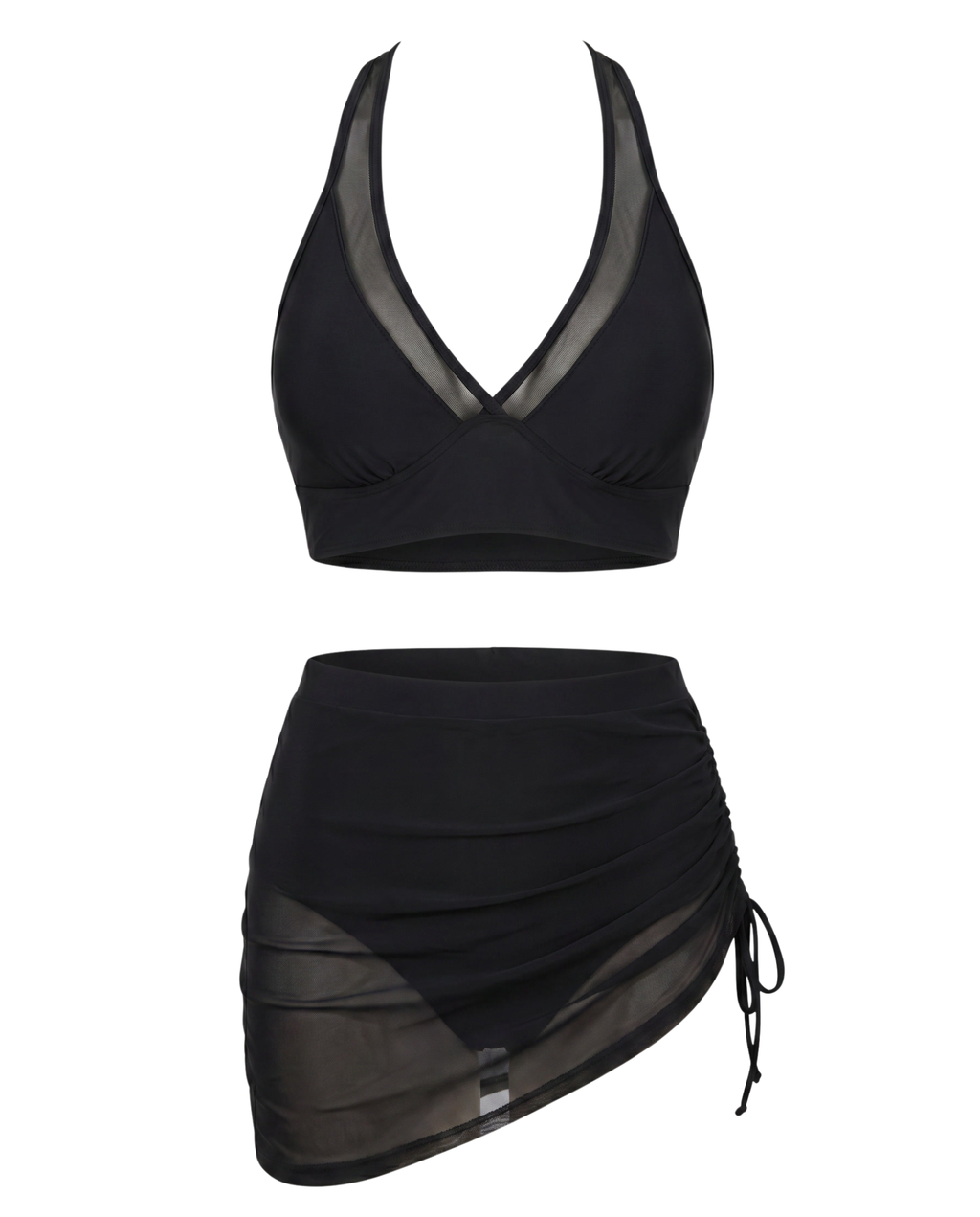 Drawstring Bikini Set