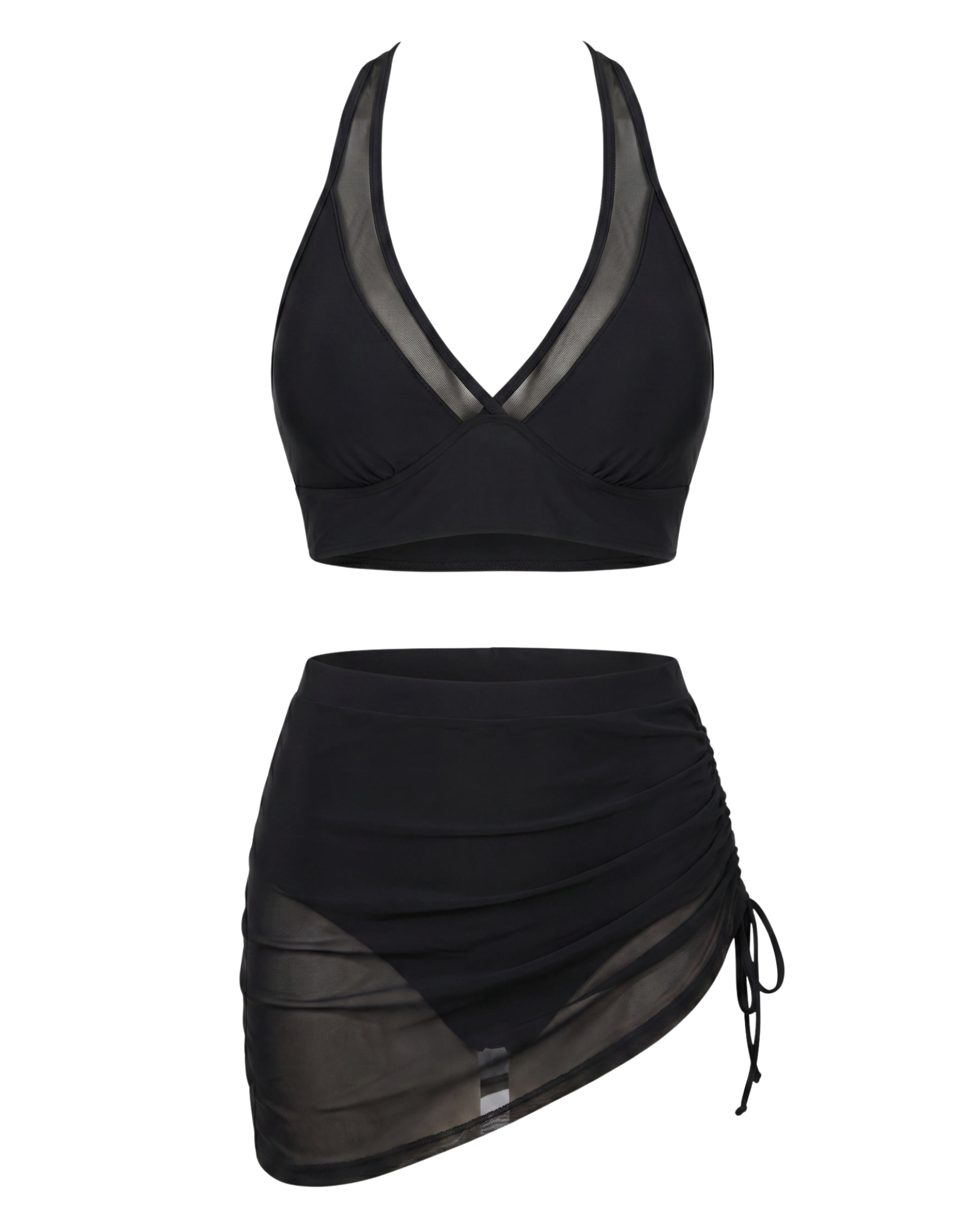 Drawstring Bikini Set
