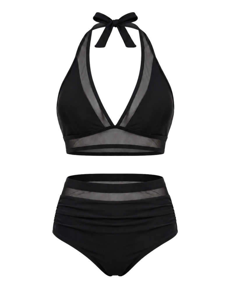 Split Bandage Swimsuit