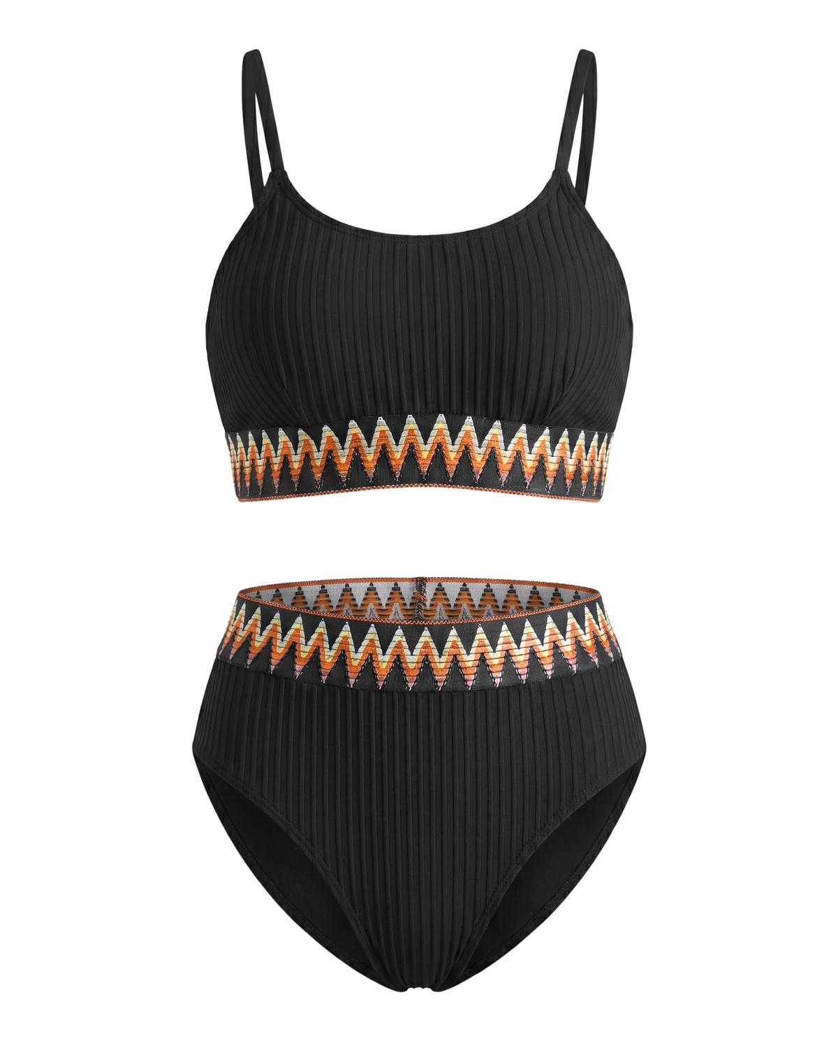 Knit High Waist Bikini