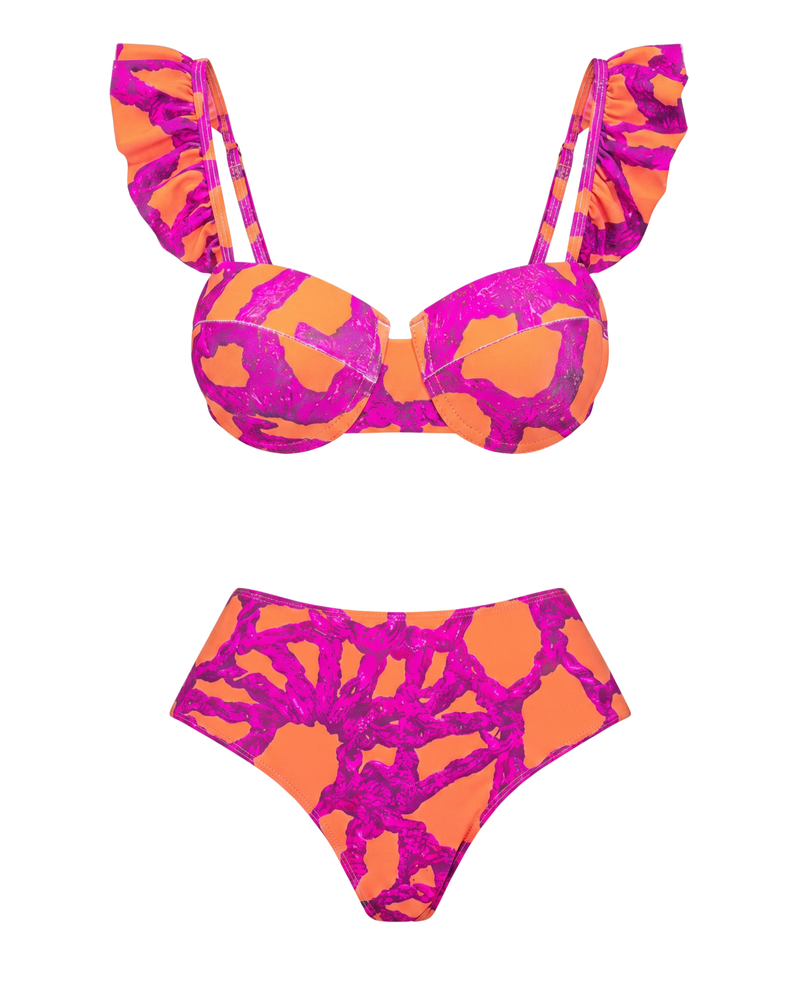 Ruffle Skirt Bikini Set