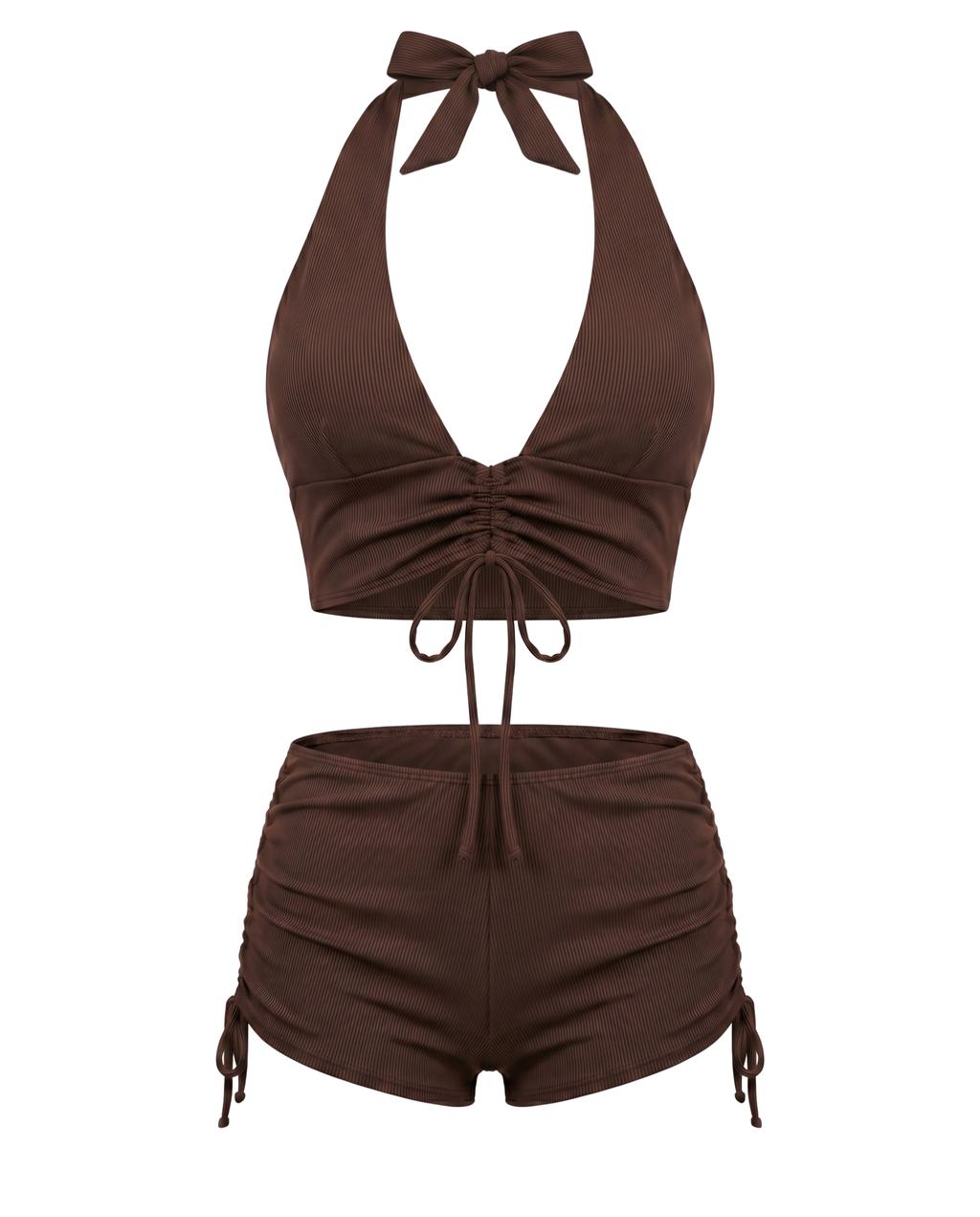 Brown Two-Piece Bikini