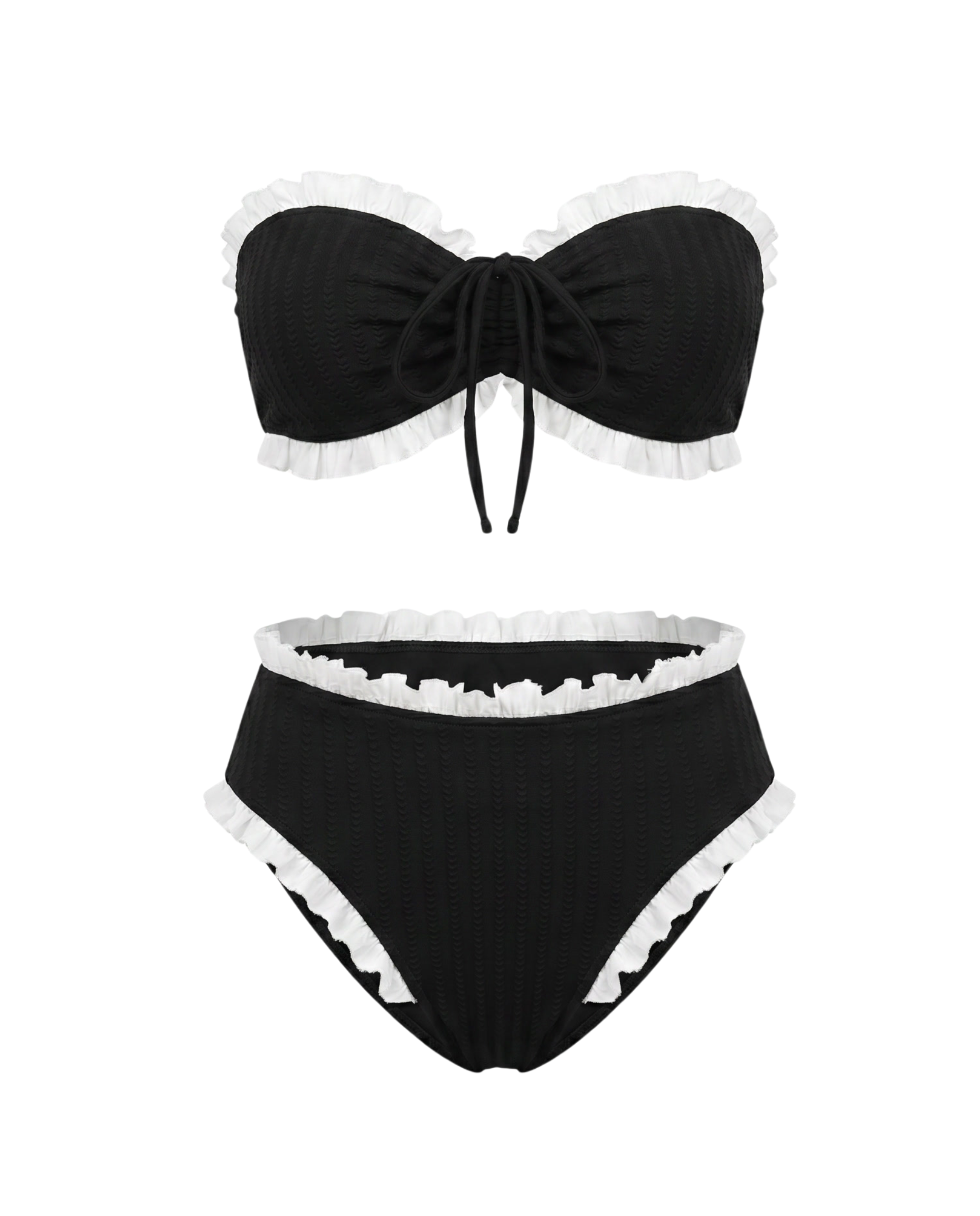 Strapless Black Bikini