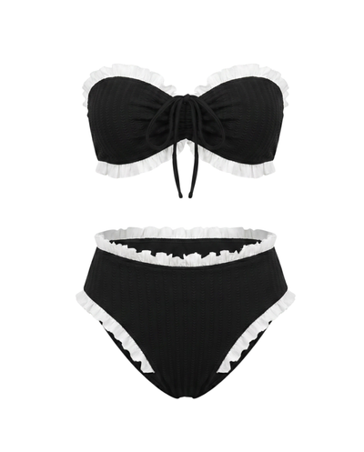 Strapless Black Bikini
