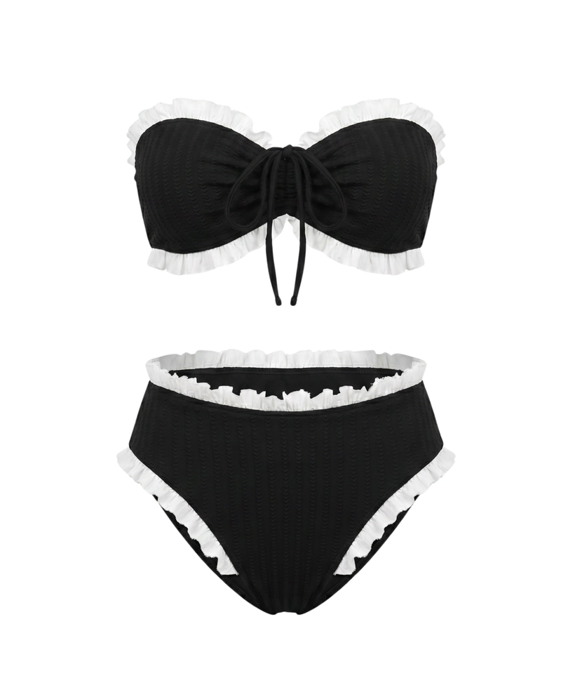 Strapless Black Bikini