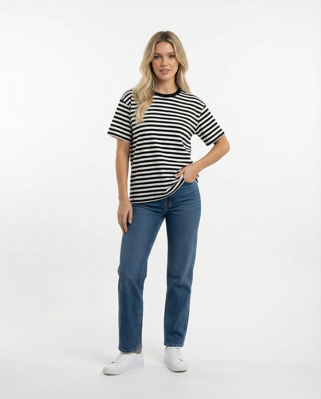 Neon Stripe Tee