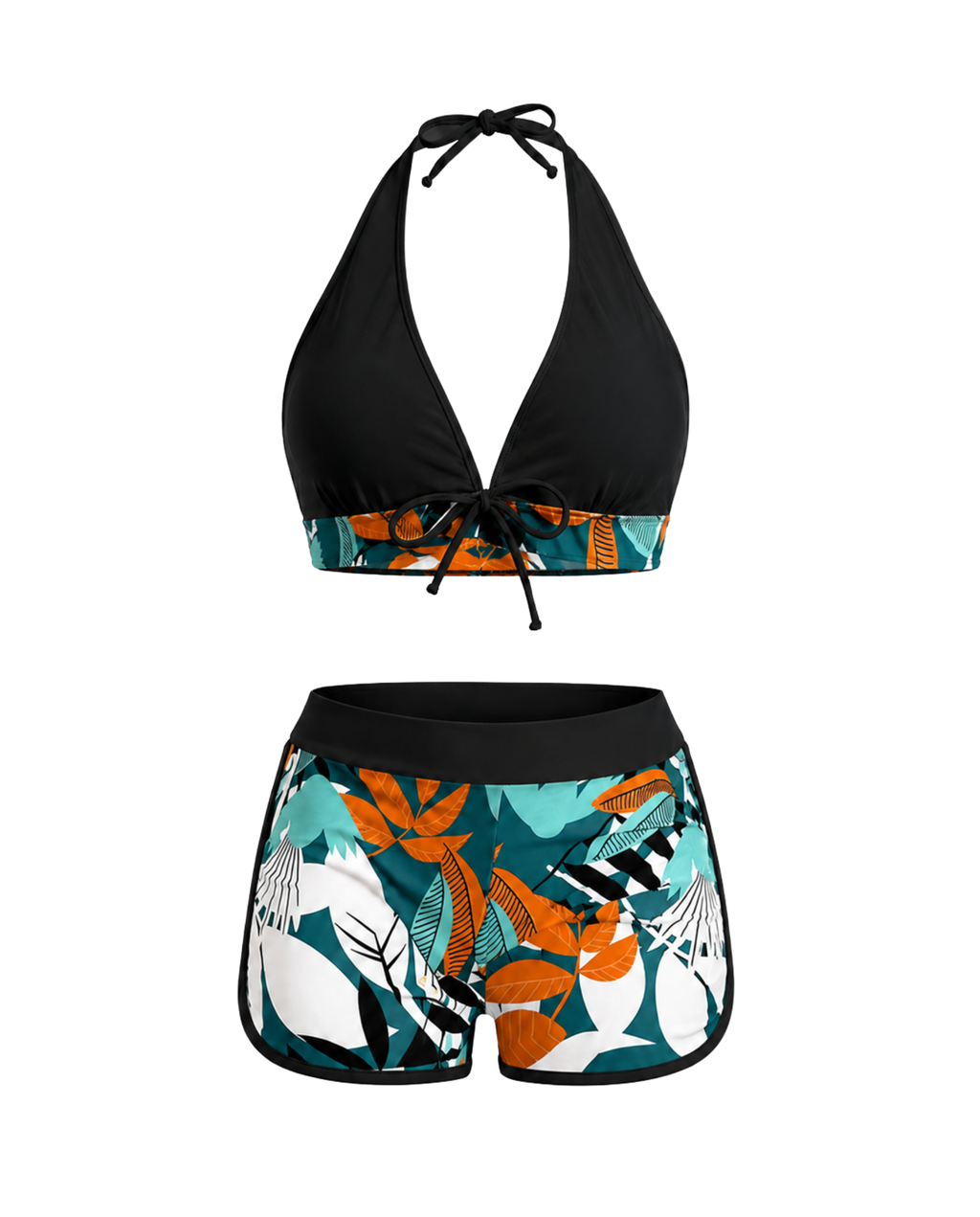 Halterneck One-Piece Swimsuit