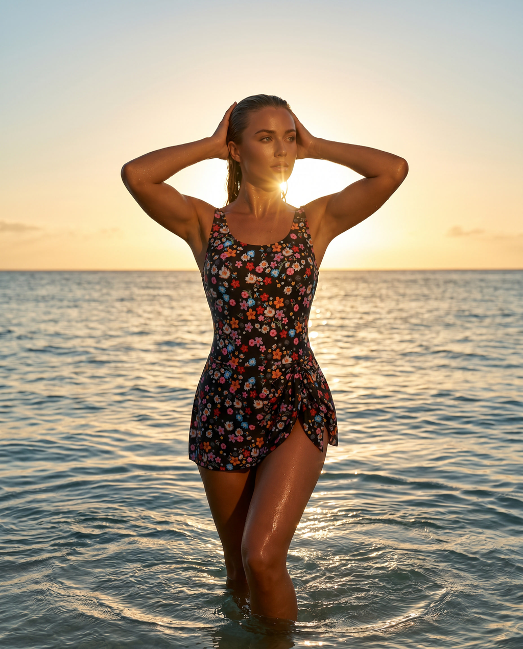 Floral One-Piece Swimsuit