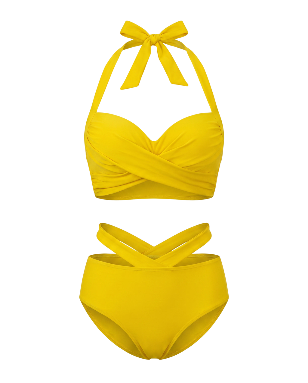 Bow Wrap Halter Bikini