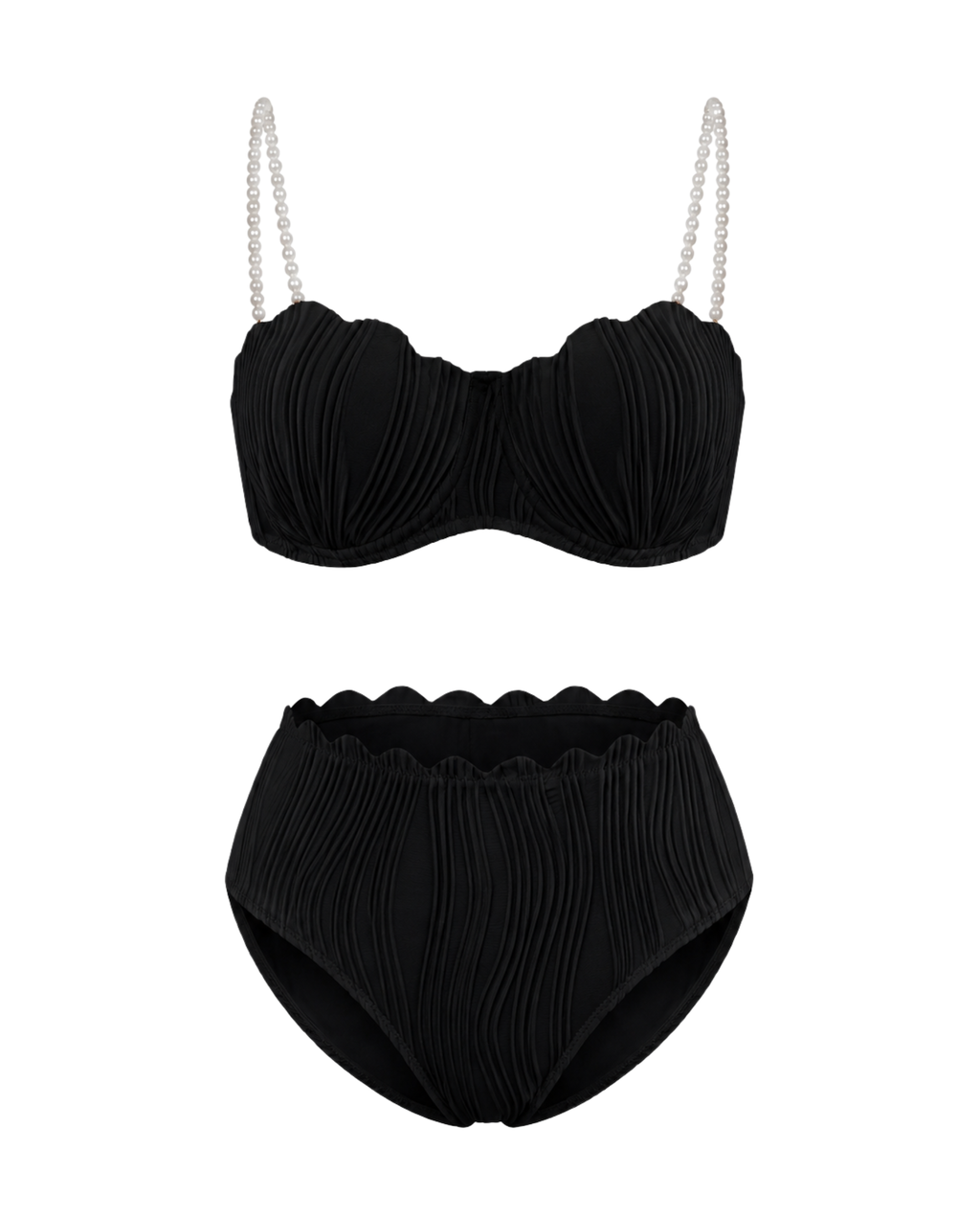 Monochrome Bikini Set