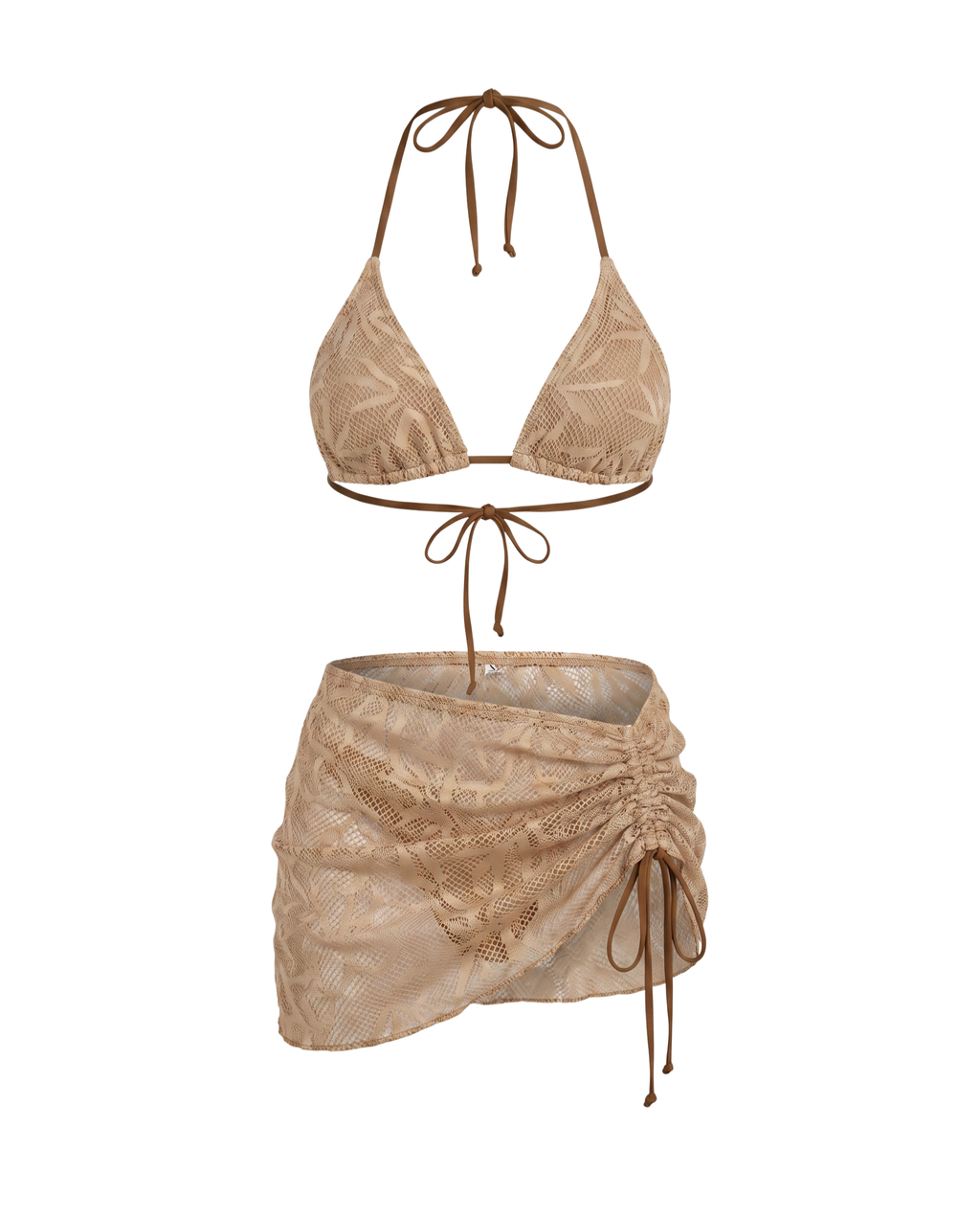 Brown Bikini Set