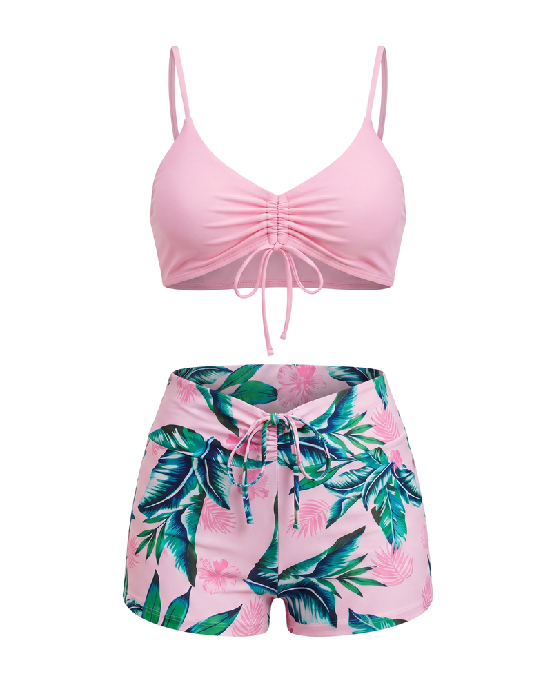 Floral Print Bikini Set