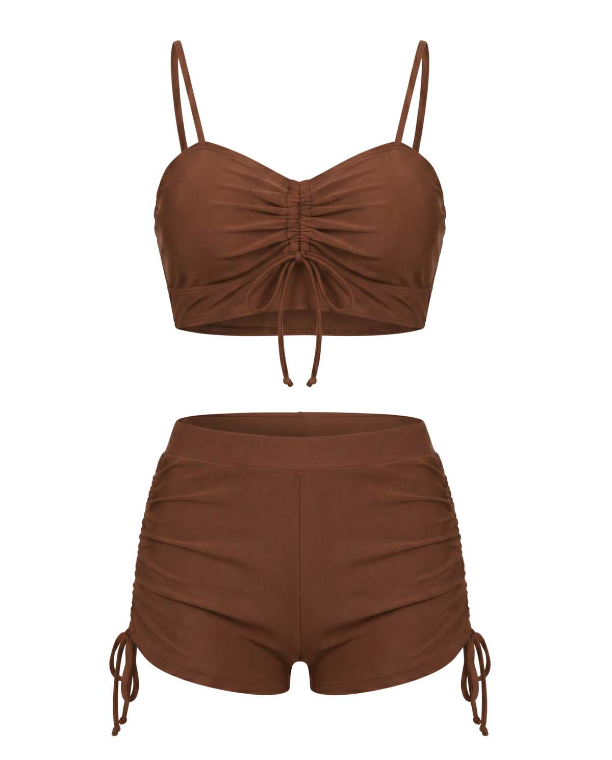 Drawstring Two-Piece Swim