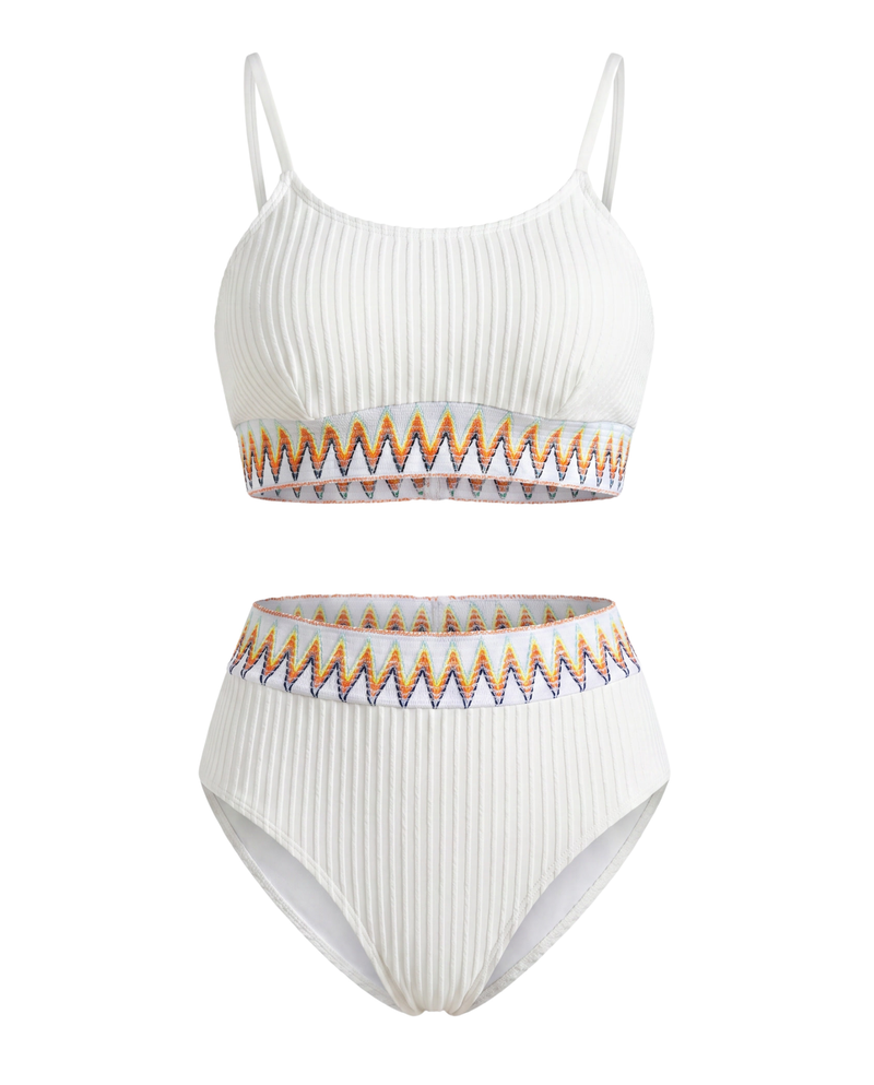 Knit High Waist Bikini