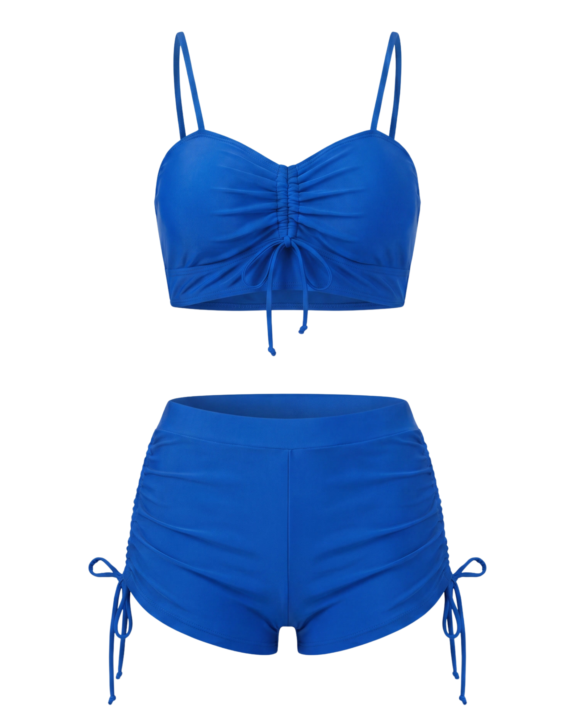 Drawstring Two-Piece Swim