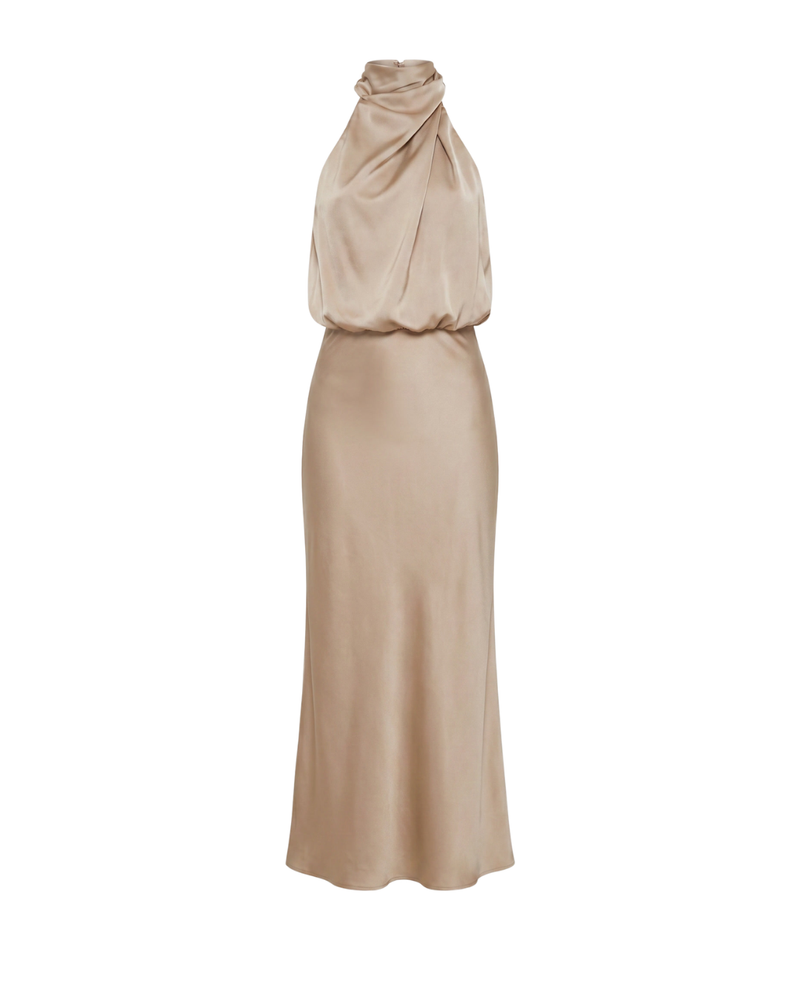 Satin Curtain Dress