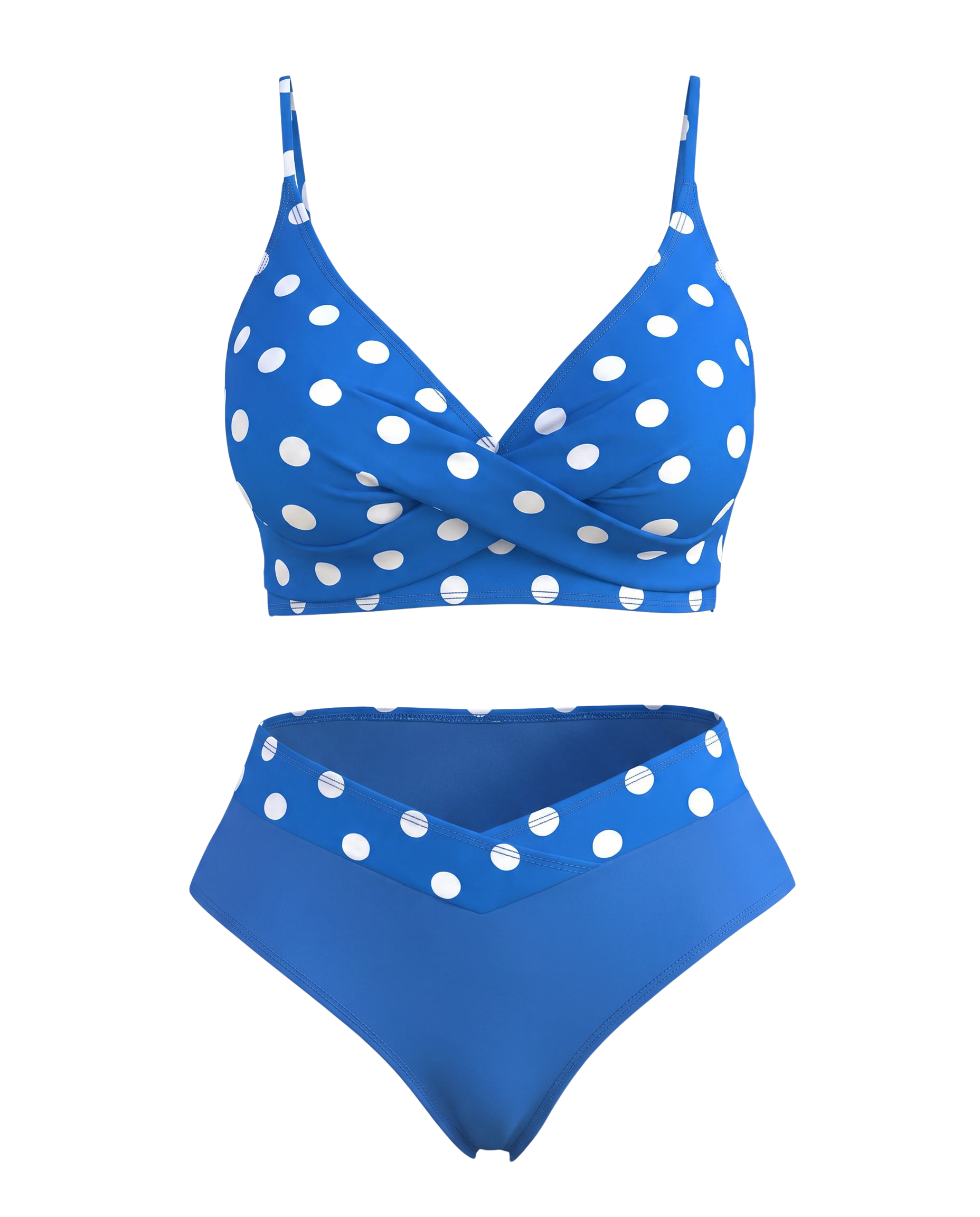 Solid Color Bikini Set