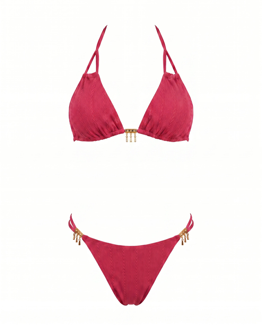 Colorblock Bikini Set