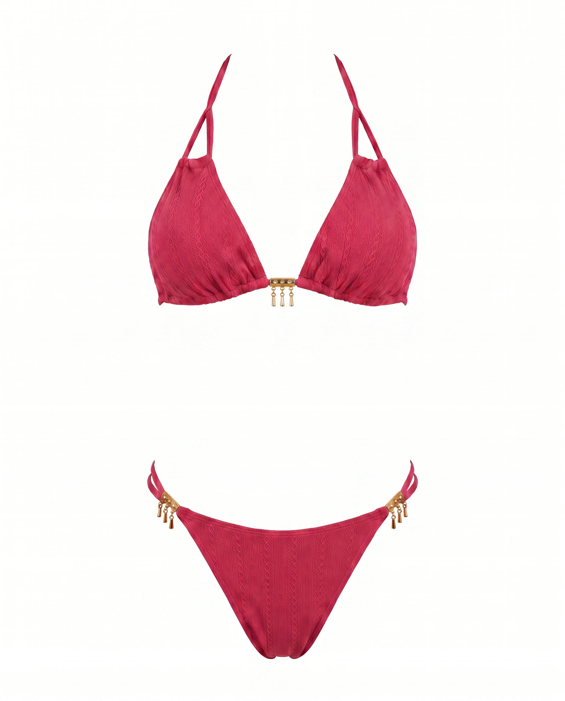 Colorblock Bikini Set