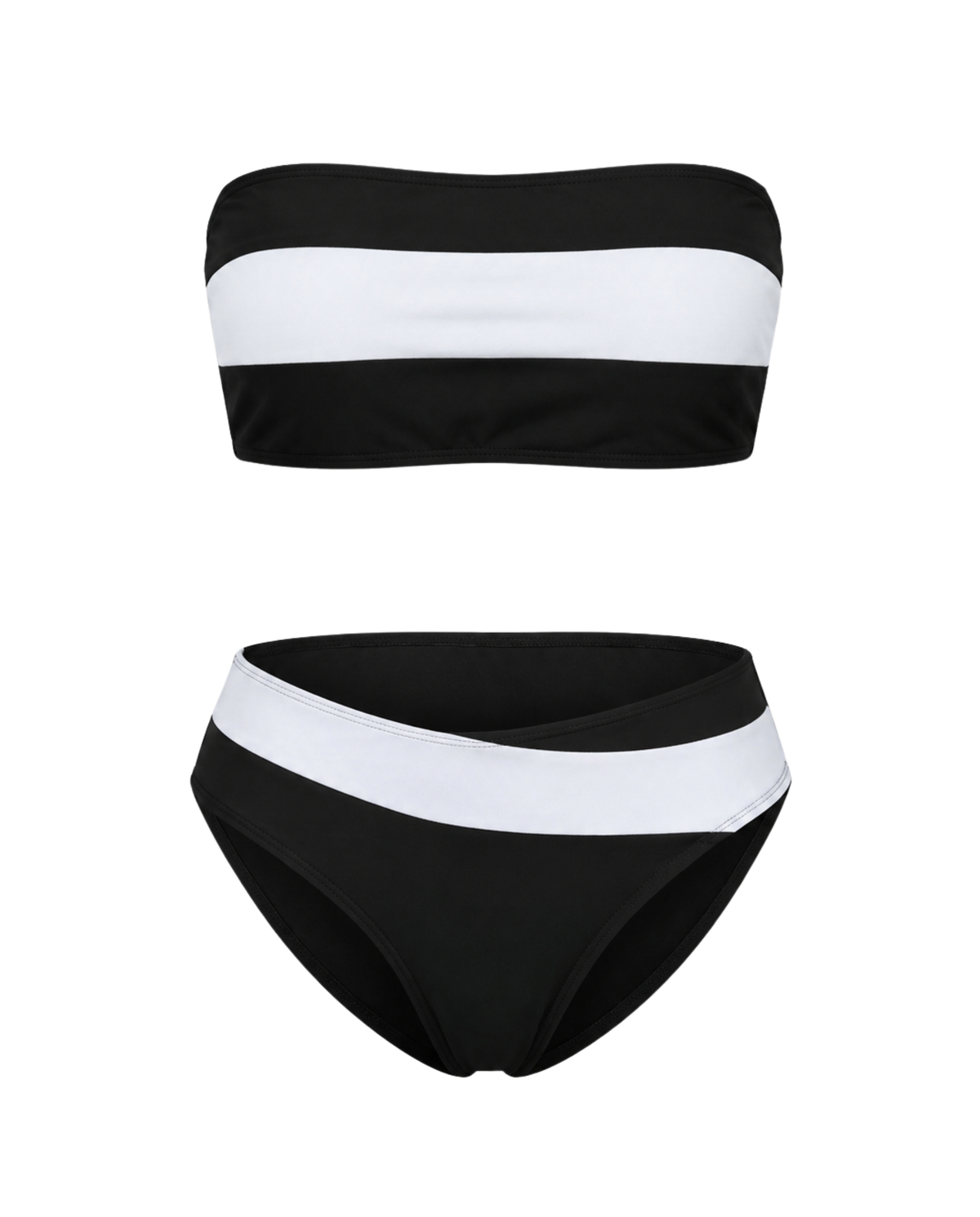 Colorblock Contrast Bikini