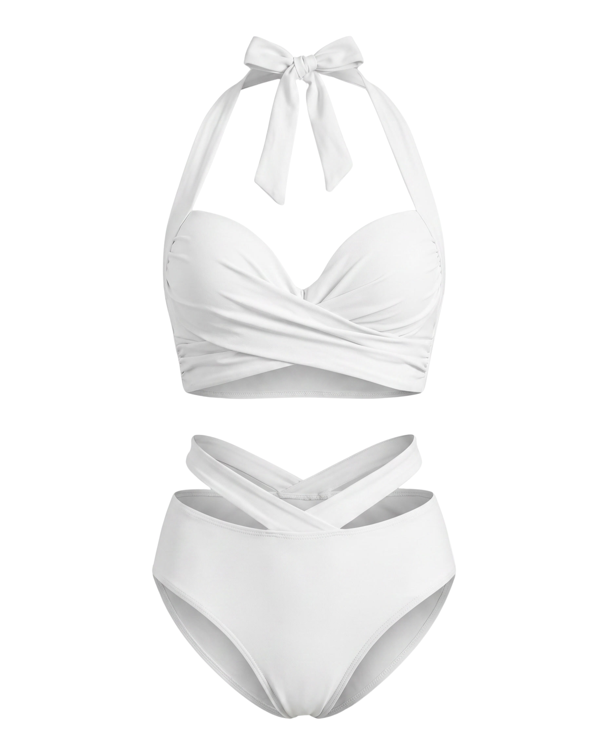 Bow Wrap Halter Bikini