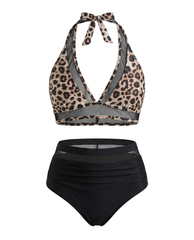 Split Bandage Swimsuit