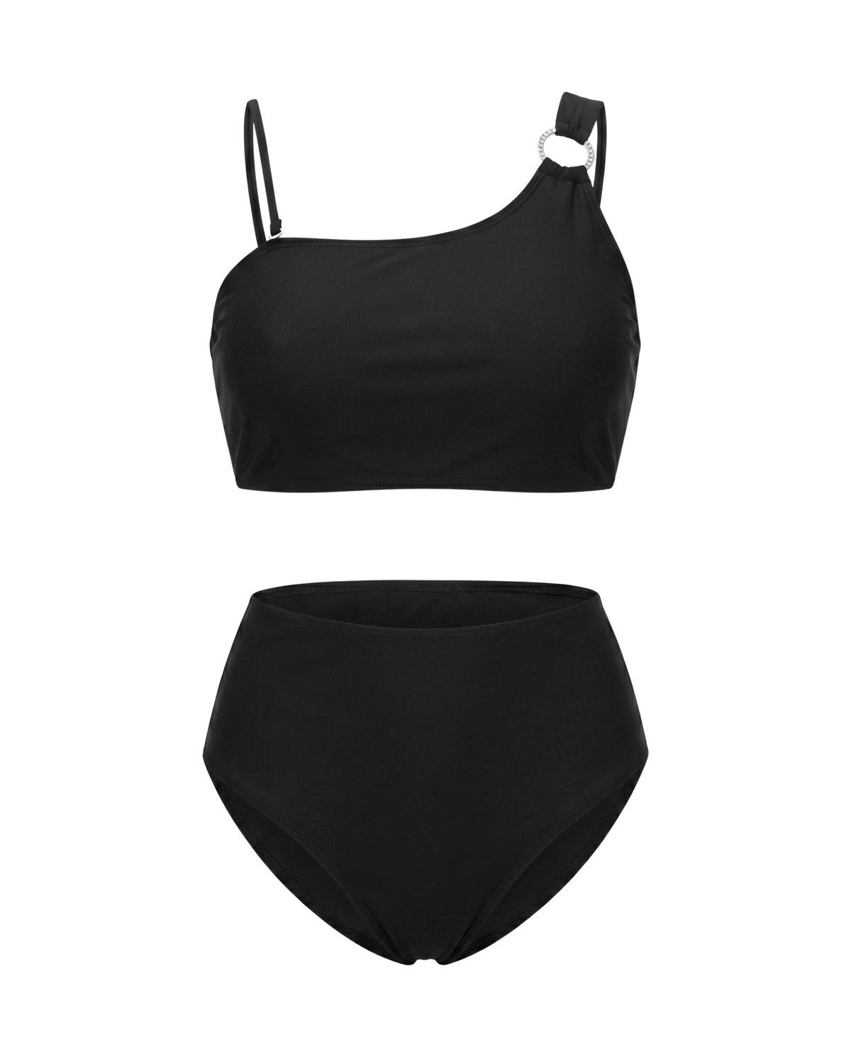 Solid Two-Piece Bikini