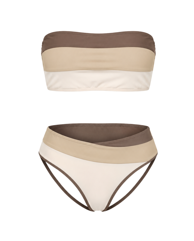 Colorblock Contrast Bikini