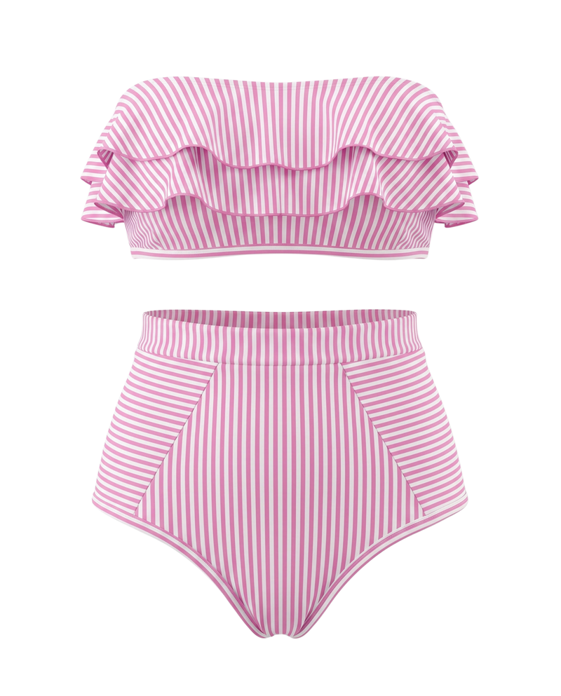 Rainbow Stripe Bikini