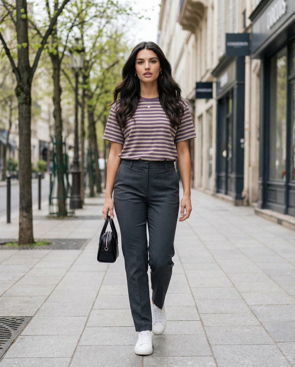Neon Stripe Tee