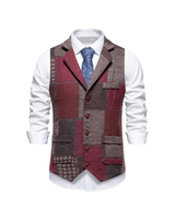 Wine red plaid
