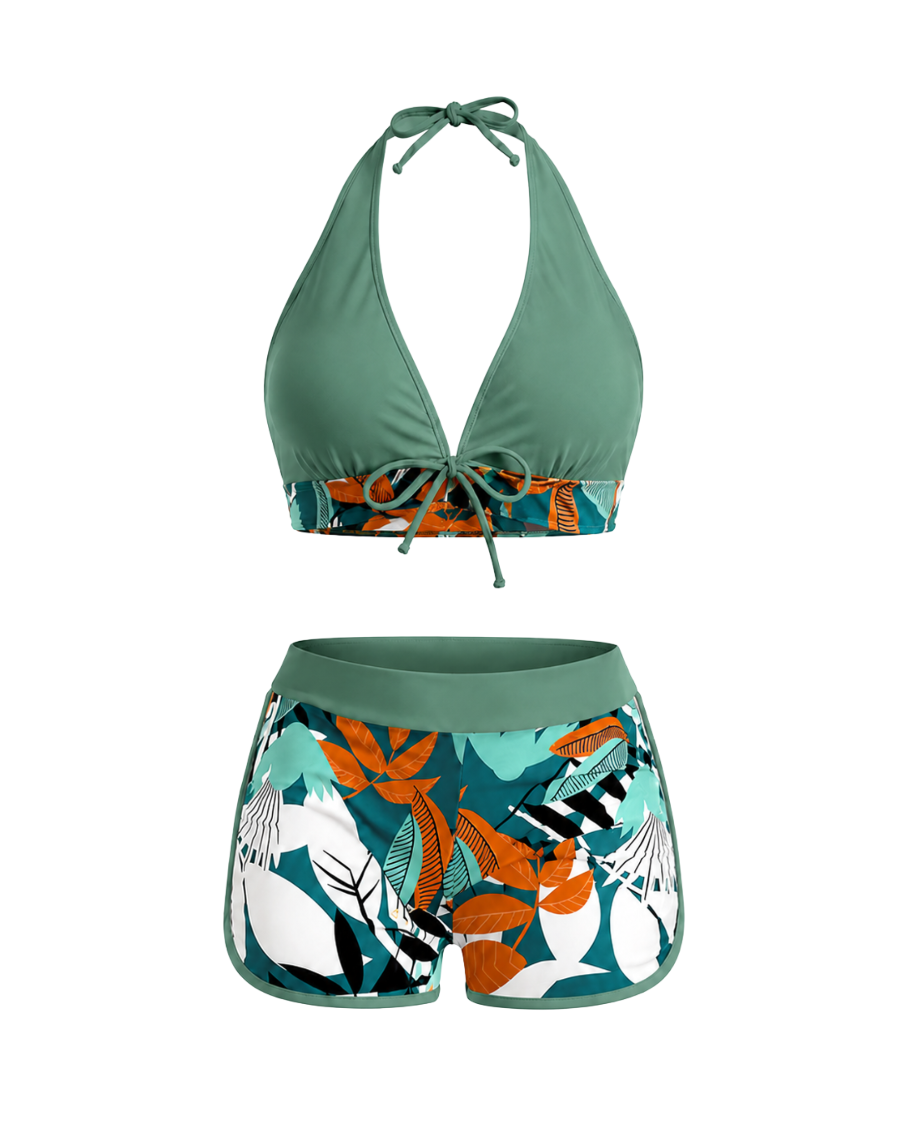 Halterneck One-Piece Swimsuit