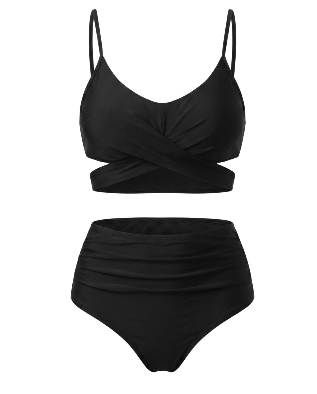 Print High Waist Bikini