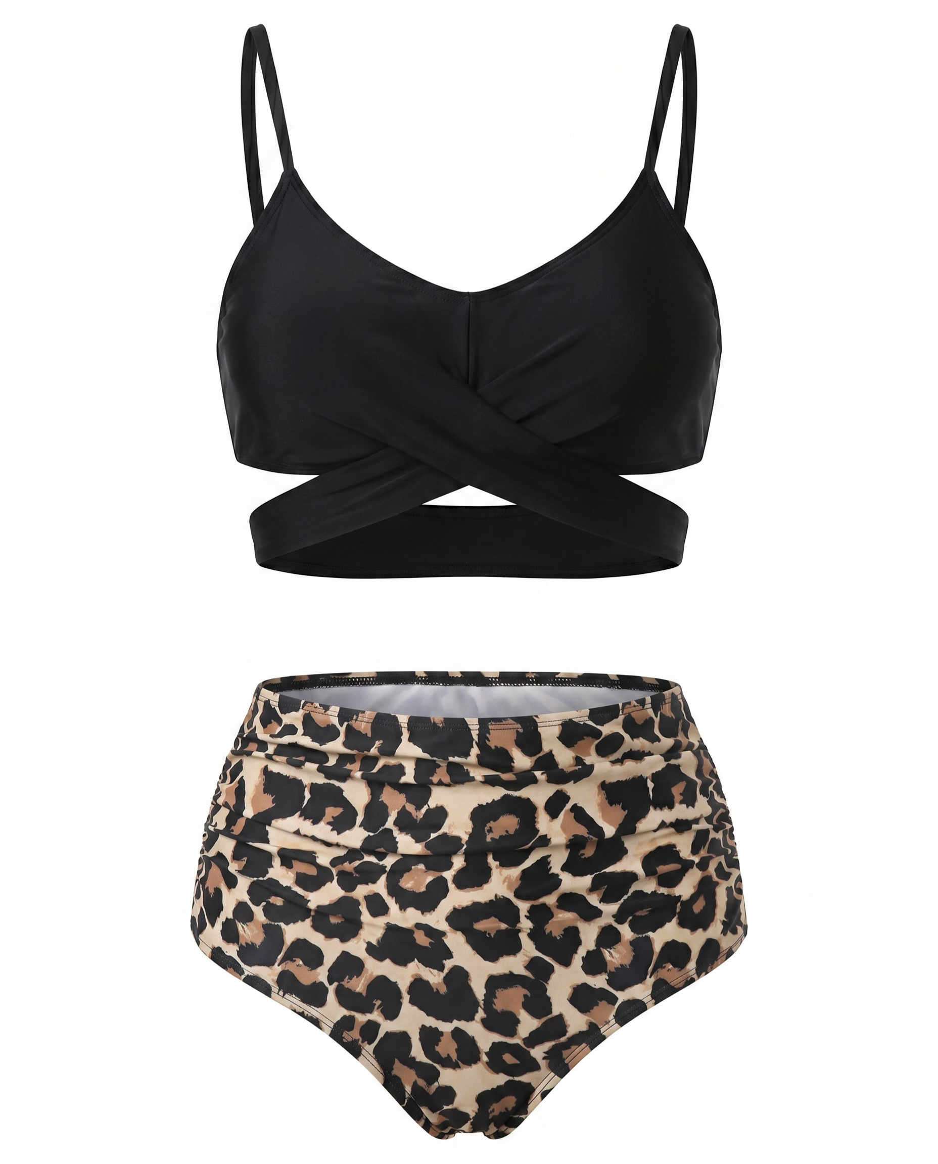 Print High Waist Bikini