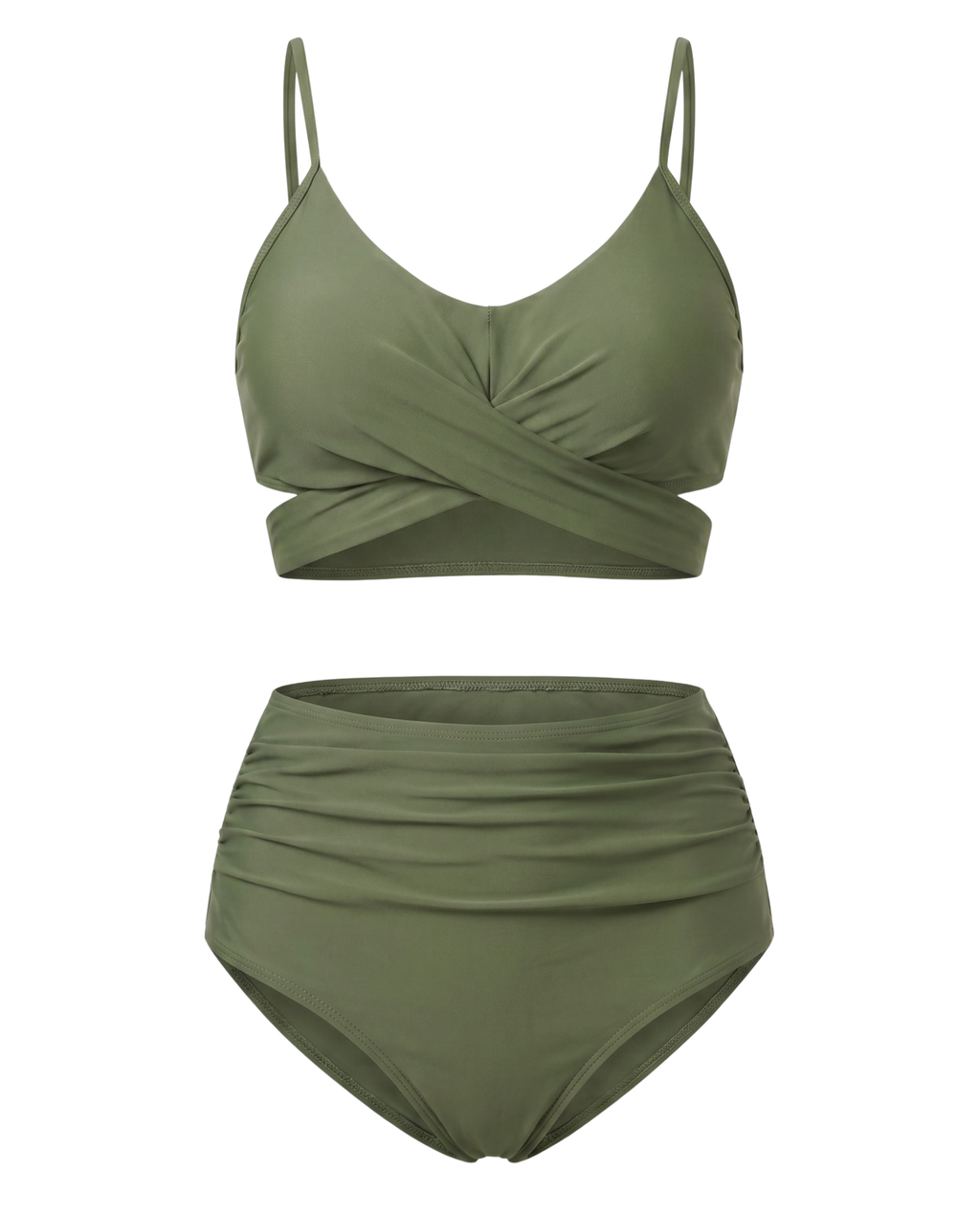 Print High Waist Bikini