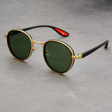Gold Frame Green Lens