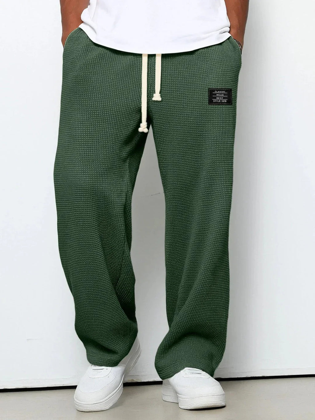 Waffle Grid Pants