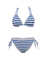 Blue and white stripes
