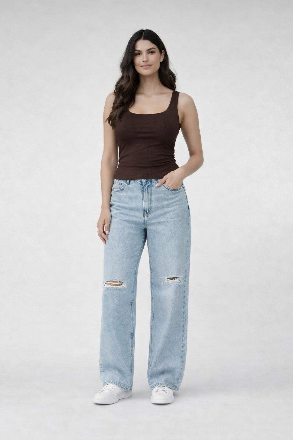 Square Line Top