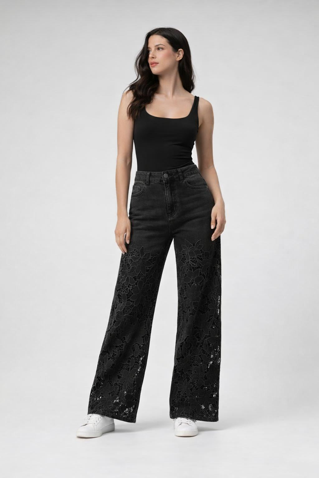 Lace Break Denim